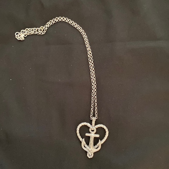 Brighton Jewelry - Brighton Anchored in love necklace